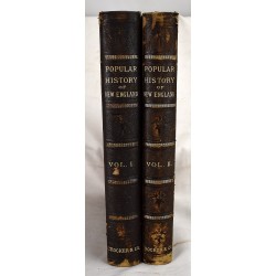 History of New England, Containing Historical and Descriptive Sketches...in Two Volumes (1620-1880)